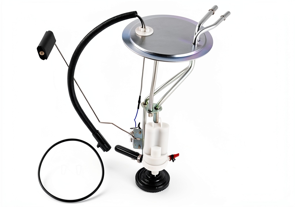 Installing Lapvier Fuel Tank Sending Unit Universal Fit Alloy Steel on a wooden workbench