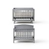 AirflowBaby Crib Mattress Protector Grey Mesh-4