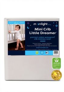 Moonlight Slumber Mini Crib Waterproof Mattress Cover-0