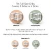 AirflowBaby Crib Mattress Protector Grey Mesh-3