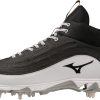 Mizuno Baseball Softball Shoes Mens Black White-0