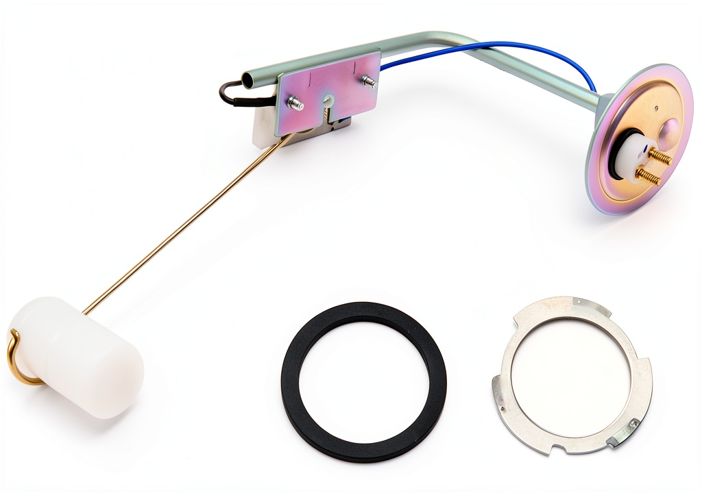 Installing Jecoupoon Fuel Sending Switch on a 1986 Ford F‑150 on a wooden workbench