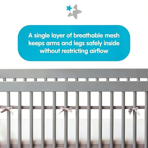 AirflowBaby Crib Mattress Protector Grey Mesh-2