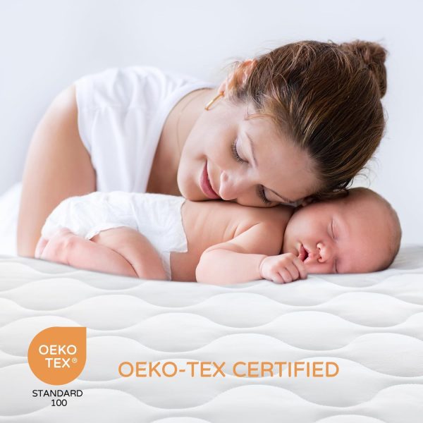 Yoofoss Baby Waterproof Crib Mattress Protector-2