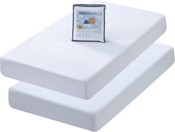 Dreamology Waterproof Crib Mattress Protector for Baby-0
