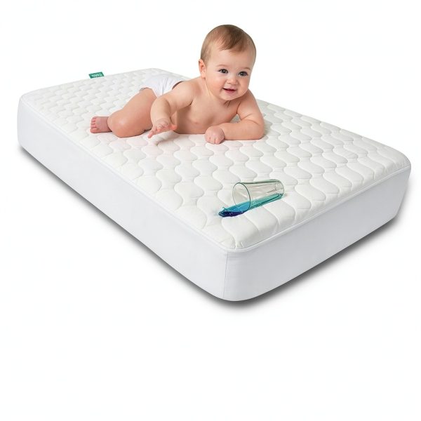 Bistras Waterproof Vinyl Crib Mattress Protector-5