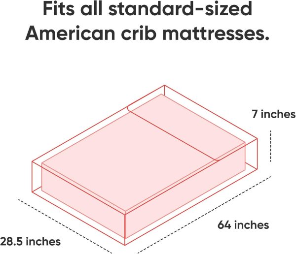 Hulsky Crib Mattress Protector Waterproof Poly-2