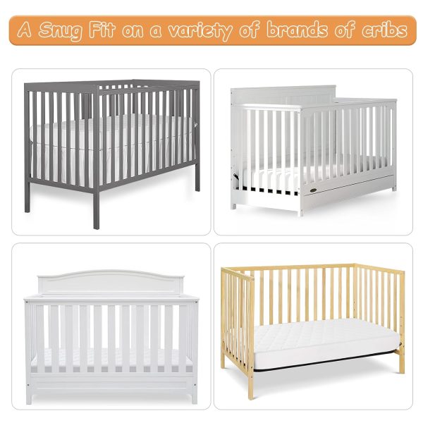 Yoofoss Baby Waterproof Crib Mattress Protector-4