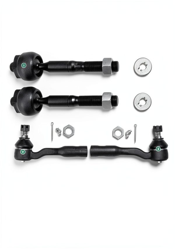 SCITOO Tie Rod End Kit for Toyota Tundra & Sequoia 2003-2007 Heavy-2