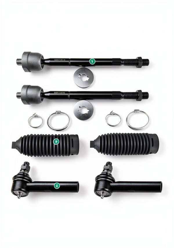 SCITOO Front Tie Rod End Kit for Toyota Tacoma 2005-2018 Model 841871-2