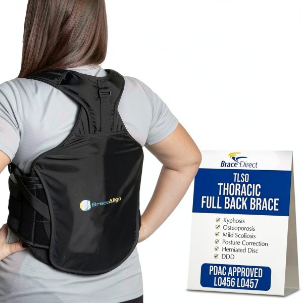 TLSO Thoracic Full Back Brace Brace Align Support Universal Fit-0