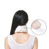 Foam Cervical Collar 44x9cm Cervical Collar Neck Support Brace Soft Foam White Adjustable for Neck Pain Relief (S)-5