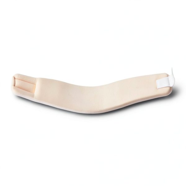 Foam Cervical Collar 44x9cm Cervical Collar Neck Support Brace Soft Foam White Adjustable for Neck Pain Relief (S)-1