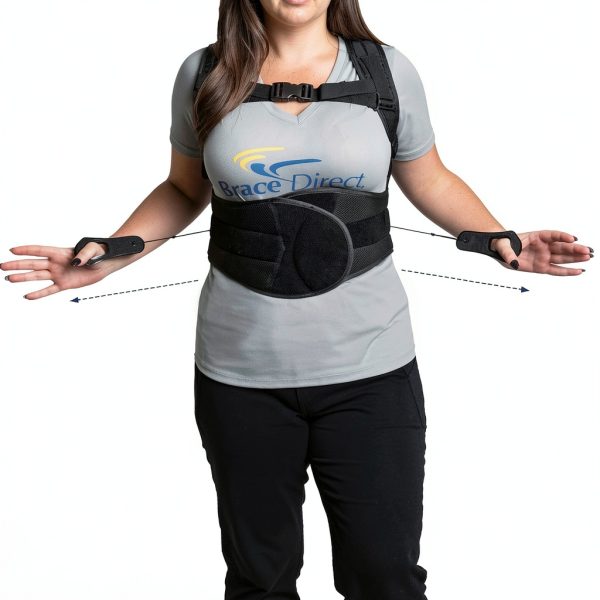 TLSO Thoracic Full Back Brace Brace Align Support Universal Fit-4