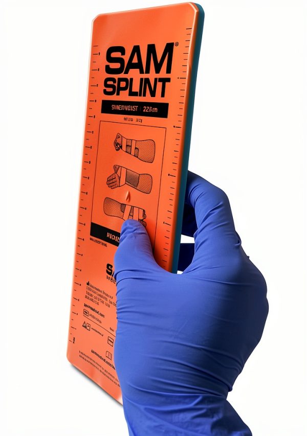 Flat Fold Splint by SAM Medical - Orange 9-Inch Portable Support-6