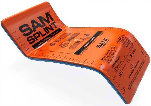 Flat Fold Splint by SAM Medical - Orange 9-Inch Portable Support-5