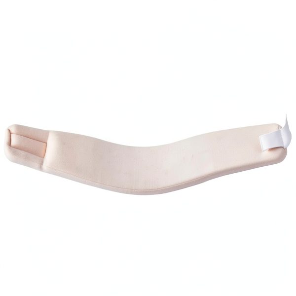 Foam Cervical Collar 44x9cm Cervical Collar Neck Support Brace Soft Foam White Adjustable for Neck Pain Relief (S)-0