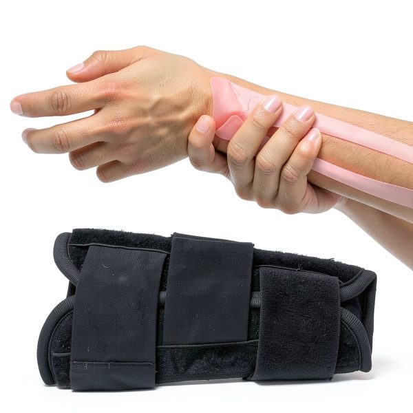 Forearm Brace, Kids Adult Forearm Splint Arm Injury Fixation Brace Arm Immobilizer Straightener (S)-3