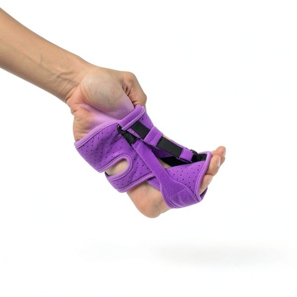 Plantar Fasciitis Night Splint ANSUSIC Adjustable Brace with Foam Pad-2